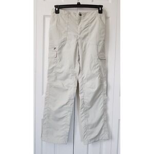 Aigle Actimum Lightweight‎ Cargo Pants Womens Size M French 40 UK 12 Beige EUC